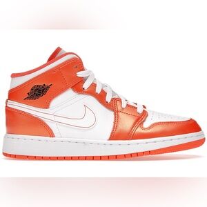 Metallic orange Jordan 1s